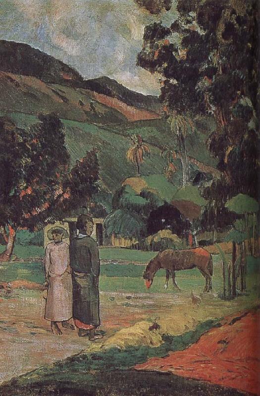 Paul Gauguin Ma and scenery Spain oil painting art